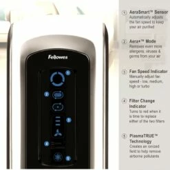 AeraMax DX5 Air Purifier -FRIGIDAIRE Sales Shop aeramax dx5 air purifier features graphic