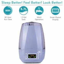 Air Innovations 1.5 Gal. Ultrasonic Cool Mist Humidifier -FRIGIDAIRE Sales Shop air innovations mh 512 ultrasonic cool mist humidifier platinum functions graphic