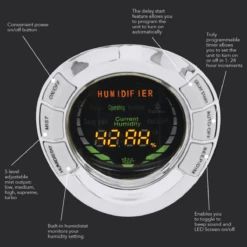 Air Innovations Cool Mist Digital Humidifier 701 Series -FRIGIDAIRE Sales Shop air innovations mh 701b blk cool mist humidifier controls