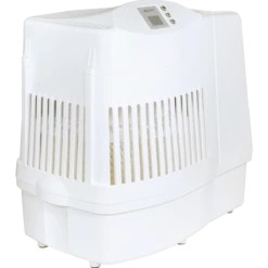AIRCARE MoistAIR Whole-House Mini-Console Evaporative Humidifier -FRIGIDAIRE Sales Shop aircare moistair whole house mini console evaporative humidifier left angle