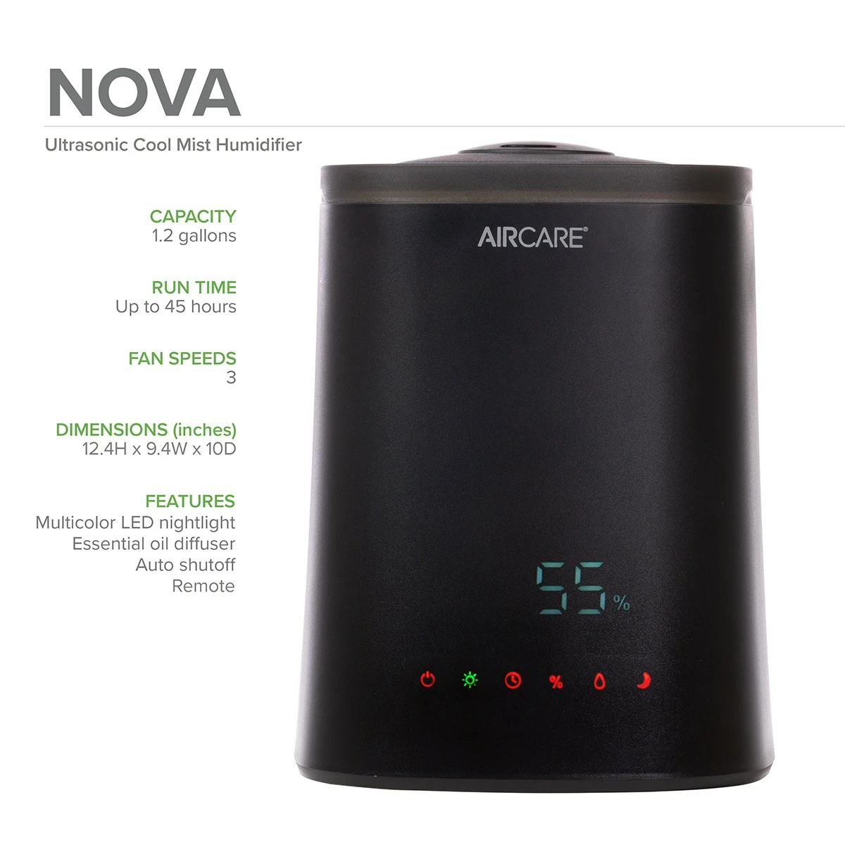 AIRCARE Nova Ultrasonic Humidifier 11 AIRCARE Nova Ultrasonic Humidifier - Image 9