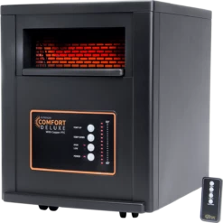 AirNmore Comfort Deluxe Infrared Space Heater 9 AirNmore Comfort Deluxe Infrared Space Heater -FRIGIDAIRE Sales Shop airnmore comfort deluxe infrared heater angle 2