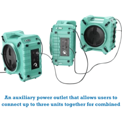 AlorAir PureAiro HEPA Pro 770 Air Scrubber -FRIGIDAIRE Sales Shop alorair pro 770 air scrubber green daisy chain