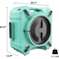 AlorAir PureAiro HEPA Pro 770 Air Scrubber -FRIGIDAIRE Sales Shop alorair pro 770 air scrubber green dimensions