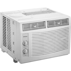 Amana 5,000 BTU Window Air Conditioner W/ Mechanical Controls -FRIGIDAIRE Sales Shop amana amap050dw 5000 btu window air conditioner mechanical controls angle 2