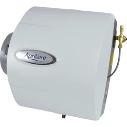 Aprilaire Model 400 Whole House Flow-Through Humidifiers -FRIGIDAIRE Sales Shop aprilaire 400 whole house humidifier angle