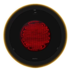 Bromic Eclipse Smart-Heat Portable Heater + Dimmable LED Lighting Rail -FRIGIDAIRE Sales Shop bromic eclipse smart heat electric portable heater bh0920001 1 inside view 3