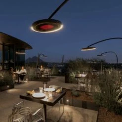 Bromic Eclipse Smart-Heat Portable Heater + Dimmable LED Lighting Rail -FRIGIDAIRE Sales Shop bromic eclipse smart heat electric portable heater bh0920001 1 lifestyle 2