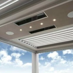 Bromic Platinum Smart-Heat 2300W Electric Outdoor Heater -FRIGIDAIRE Sales Shop bromic smart heat 2300w heater black lifestyle