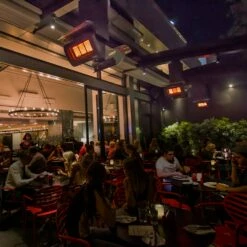 Bromic Tungsten Smart-Heat 300 Series Outdoor Gas Patio Heaters -FRIGIDAIRE Sales Shop bromic tungsten 300 outdoor heater lifestyle 2