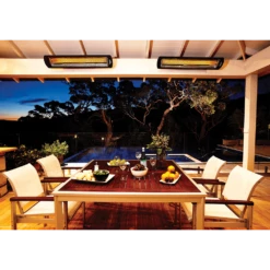 Bromic Tungsten Smart-Heat Infrared Electric Patio Heaters -FRIGIDAIRE Sales Shop bromic tungsten electric heater lifestyle 2