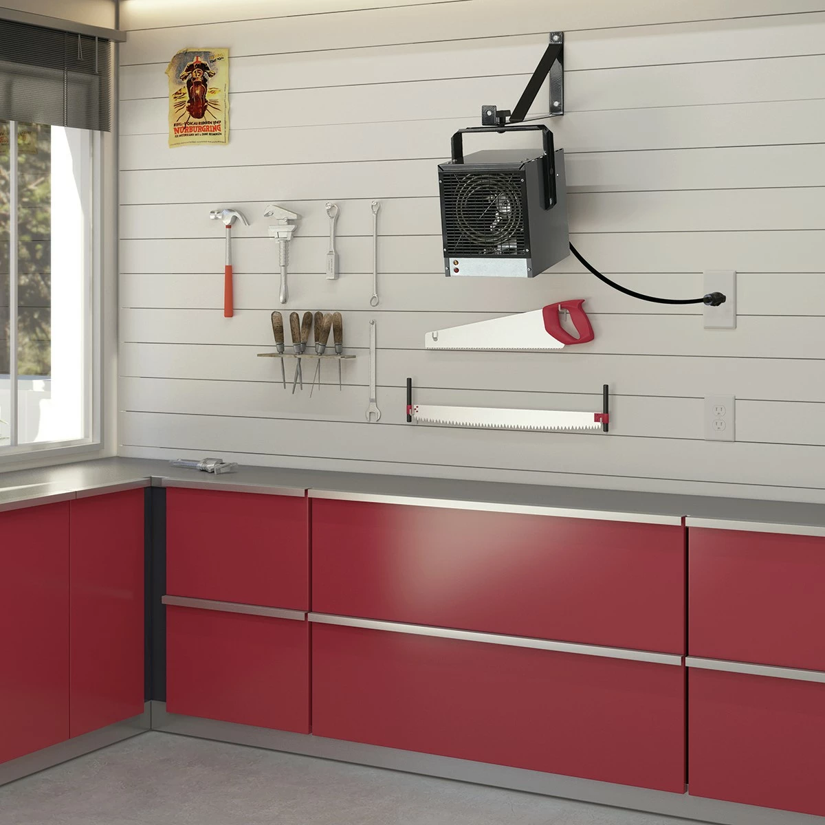 Cadet 4000W Garage/Workshop Heater W/ Mounting Bracket & Built-In Thermostat 6 Cadet 4000W Garage/Workshop Heater W/ Mounting Bracket & Built-In Thermostat - Image 4