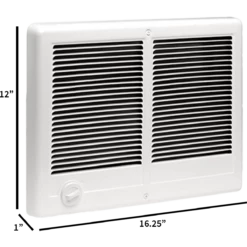 Cadet Com-Pak Twin CSTC 240-Volt Electric Wall Heaters W/ Thermostat -FRIGIDAIRE Sales Shop cadet com pak series twin electric wall heater dimensions