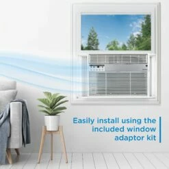 Danby 14,500 BTU Window Air Conditioner With Wi-Fi -FRIGIDAIRE Sales Shop danby dac145eb6wdb 6 14500 btu window ac wi fi installation kit included