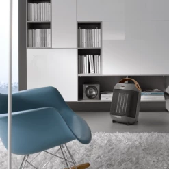 DeLonghi Capsule Ceramic Heater -FRIGIDAIRE Sales Shop delonghi capsule ceramic heater gray lifestyle