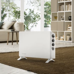 DeLonghi Compact SlimStyle Convection Panel Heater -FRIGIDAIRE Sales Shop delonghi convection panel heater lifestyle floor