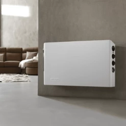 DeLonghi Compact SlimStyle Convection Panel Heater -FRIGIDAIRE Sales Shop delonghi convection panel heater lifestyle wall