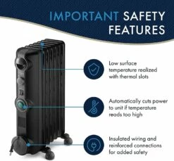 DeLonghi Comfort Temp Full Room Radiant Heater -FRIGIDAIRE Sales Shop delonghi kh390715cm comfort temp full room radiant heater black safety