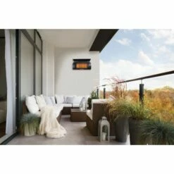 Dimplex DGR Series Wall-Mounted Natural Gas Infrared Outdoor Heater -FRIGIDAIRE Sales Shop dimplex dgr series wall mounted outdoor heater lifestyle 1