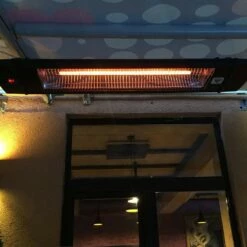 Dr. Infrared Heater 1500 Watt Wall Or Ceiling Mounted Outdoor Patio Heater -FRIGIDAIRE Sales Shop dr infrared heater dr 238 indoor outdoor heater lifestyle 3