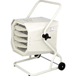 Dr. Infrared Heater 10000 Watt Hardwired Shop Garage Heater W/ Cart