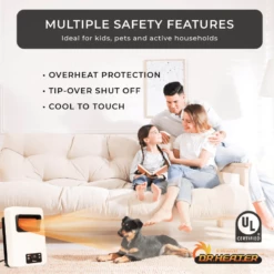 Dr. Infrared Heater 2-Way Wall Mount Or Portable Space Heater -FRIGIDAIRE Sales Shop dr infrared heater dr908 2 way wall mount portable space heater lifestyle 1