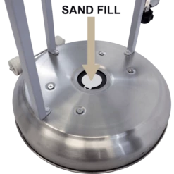 Dyna-Glo 41,000 BTU Deluxe Stainless Steel Patio Heater -FRIGIDAIRE Sales Shop dyna glo dgph102ss stainless steel gas outdoor heater base