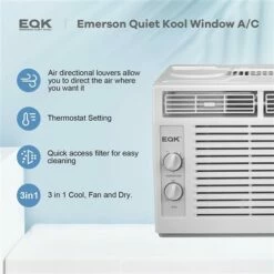 Emerson Quiet Kool 5,000 BTU Window Air Conditioner -FRIGIDAIRE Sales Shop emerson quiet kool 5000 btu window air conditioner lifestyle 4