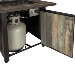 Endless Summer Burlington Outdoor LP Gas Fire Pit -FRIGIDAIRE Sales Shop endless summer gad15285sp burlington outdoor gas firepit tank top storage