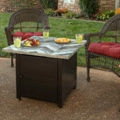 Endless Summer Duvall LP Outdoor Gas Fire Pit -FRIGIDAIRE Sales Shop endless summer gad15287sp duvall outdoor gas fire pit lifestyle 2