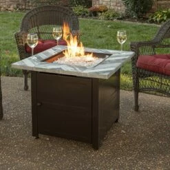 Endless Summer Duvall LP Outdoor Gas Fire Pit -FRIGIDAIRE Sales Shop endless summer gad15287sp duvall outdoor gas fire pit lifestyle