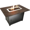 Endless Summer Marc Rectangular LP Outdoor Gas Fire Pit Table -FRIGIDAIRE Sales Shop endless summer gad17107es marc rectangular lp outdoor gas fire pit table main