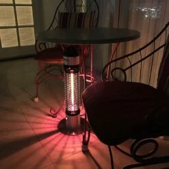 Ener-G+ 1000 Watt Electric Patio Heater -FRIGIDAIRE Sales Shop ener gplus 1000 watt freestanding outdoor heater lifestyle 2