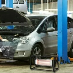 Ener-G+ 1500 Watt Electric Standing Patio Heater -FRIGIDAIRE Sales Shop ener gplus 1500 watt electric standing infrared outdoor heater lifestyle2