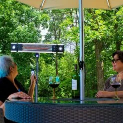 Ener-G+ 1500 Watt Electric Patio Heater -FRIGIDAIRE Sales Shop ener gplus 1500 watt electric standing patio heater lifestyle