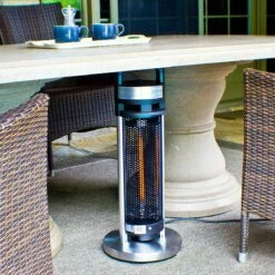 Ener-G+ Infrared Portable Under-Table Electric Heater -FRIGIDAIRE Sales Shop ener gplus infrared under table electric heater on patio