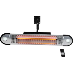 Ener-G+ Wall Mount Infrared Tube Patio Heater -FRIGIDAIRE Sales Shop ener gplus outdoor indoor infrared wall mount heater front