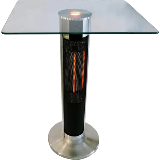Ener-G+ 1500 Watt Electric Patio Heater W/Glass Top Table -FRIGIDAIRE Sales Shop ener gplus outdoor table infrared heater main