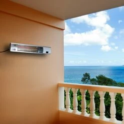 Ener-G+ Wall Mounted Outdoor Water-Resistant Infrared Heater -FRIGIDAIRE Sales Shop energ plus hea 21545 hanging mural outdoor heater lifestyle 2