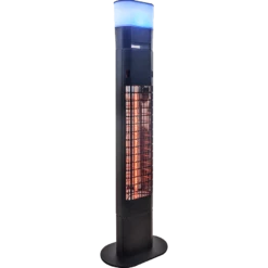 Ener-G+ 1500-Watt Infrared Freestanding Electric Outdoor Heater W/ Speaker & Remote Control