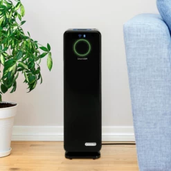 GermGuardian 22 In. 4-in-1 Wi-Fi Smart Tower Air Purifier -FRIGIDAIRE Sales Shop germguardian cdap4500bca smart air purifier lifestyle