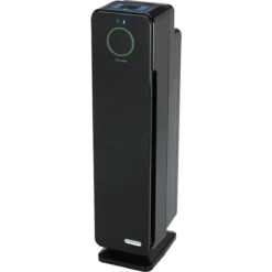 GermGuardian 4-in-1 Wi-Fi Smart Tower Air Purifier -FRIGIDAIRE Sales Shop germguardian cdap5500bca smart air purifier high left angle