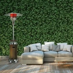 Hanover 48,000 BTU Steel Umbrella Propane Patio Heater - Bronze/Stainless Steel -FRIGIDAIRE Sales Shop hanover steel umbrella propane patio heater bronze han002brss lifestyle 3