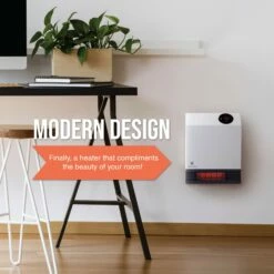 Heat Storm Wave Floor To Wall Infrared Portable Heater -FRIGIDAIRE Sales Shop heat storm wave 1000 floor to wall heater lifestyle 3