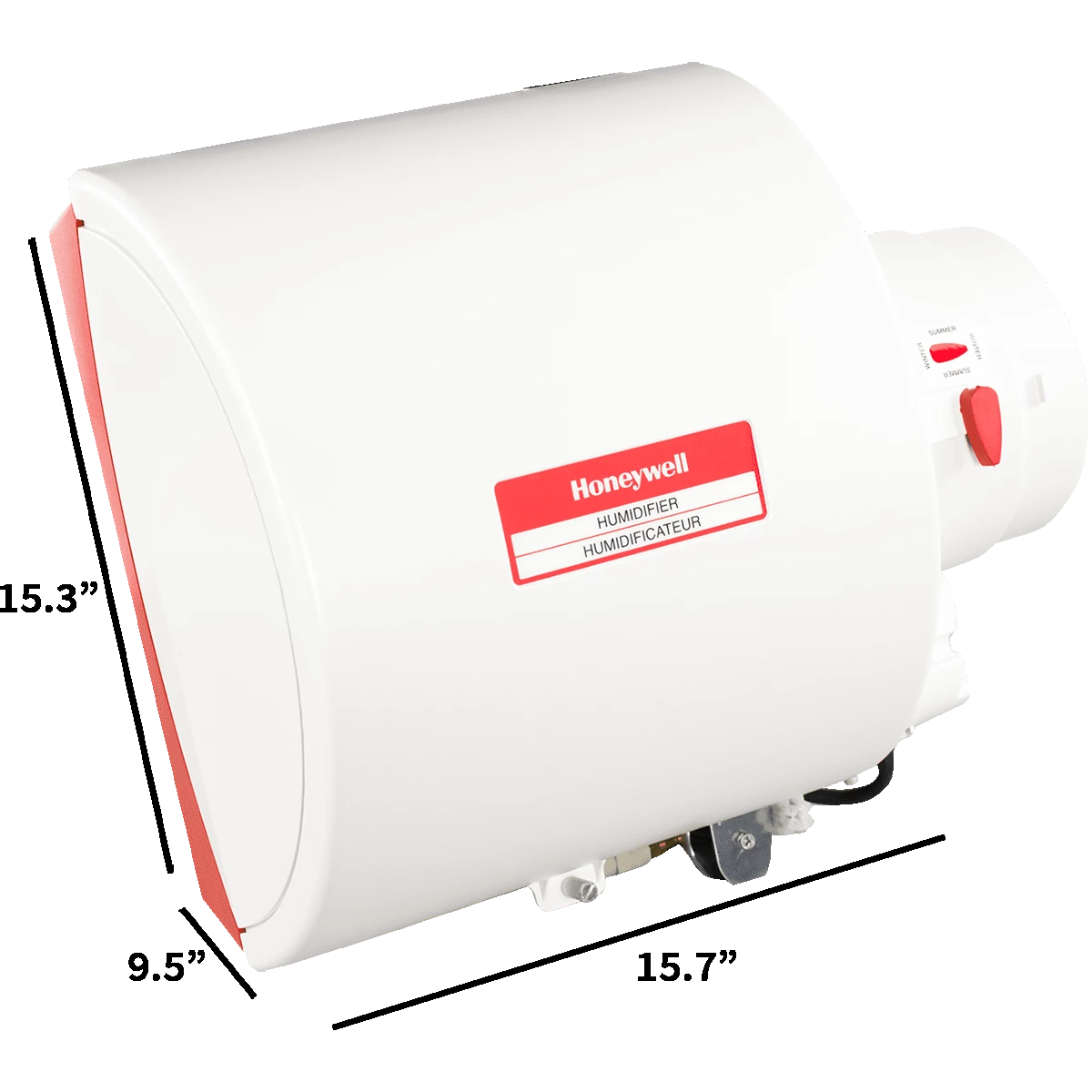 Honeywell HE240 Whole House Bypass Flow-Through Humidifier 9 Honeywell HE240 Whole House Bypass Flow-Through Humidifier - Image 7