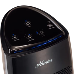 Hunter Digital Tall Tower EcoSilver + HEPA Air Purifier -FRIGIDAIRE Sales Shop hunter digital tall tower ecosilver hepa air purifier black controls