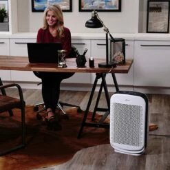 Hunter Medium Console EcoSilver + HEPA Air Purifier -FRIGIDAIRE Sales Shop hunter medium console ecosilver hepa air purifier white lifestyle 1