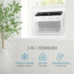 Keystone 8,000 BTU 115V Energy Star Window Air Conditioner -FRIGIDAIRE Sales Shop keystone 8000 btu 115v energy star window air conditioner 3 in 1 technology