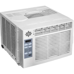 KingHome 5,000 BTU Mechanical Window Air Conditioner -FRIGIDAIRE Sales Shop kinghome khw05btm 5000 btu mechanical window air conditioner left angle