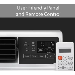 LG 18,000 BTU Dual Inverter Wi-Fi Enabled Window Air Conditioner -FRIGIDAIRE Sales Shop lg LW18221VSM graphic 2